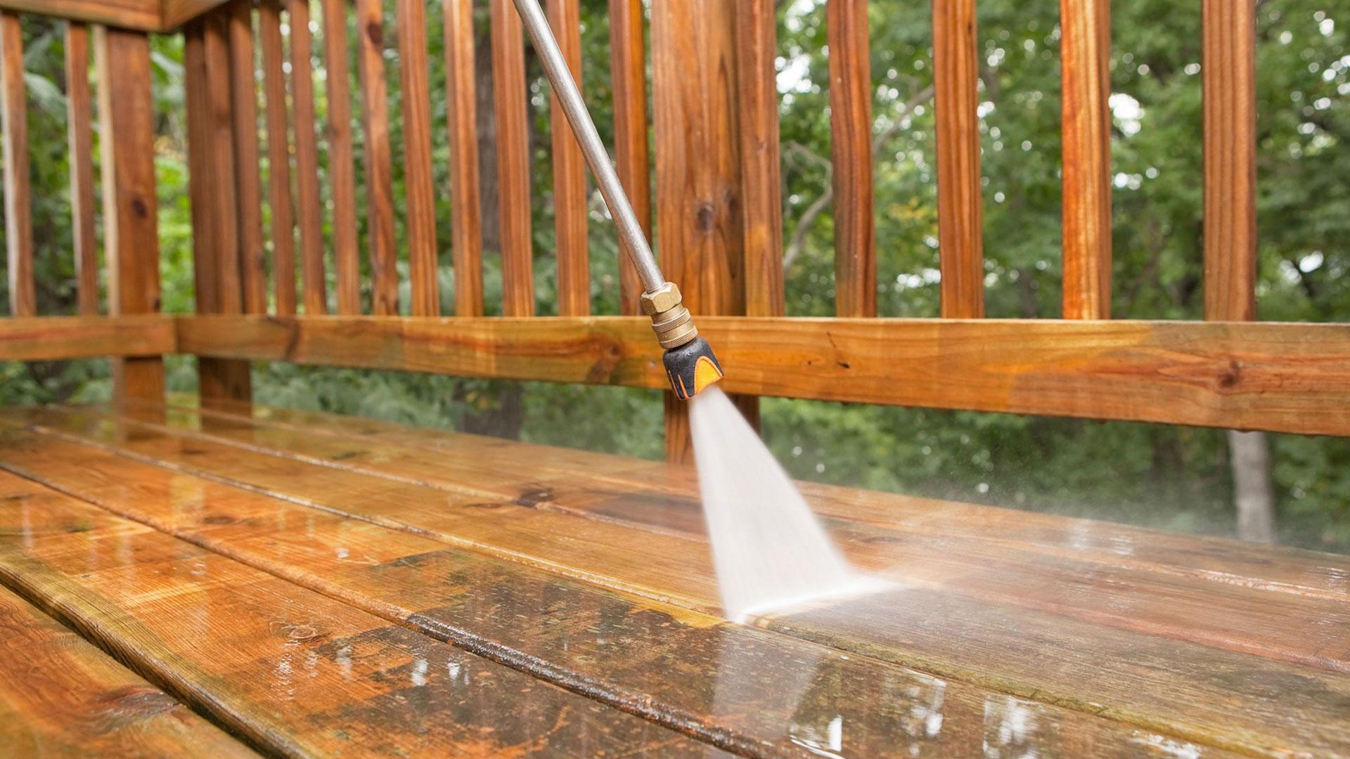pressure washing