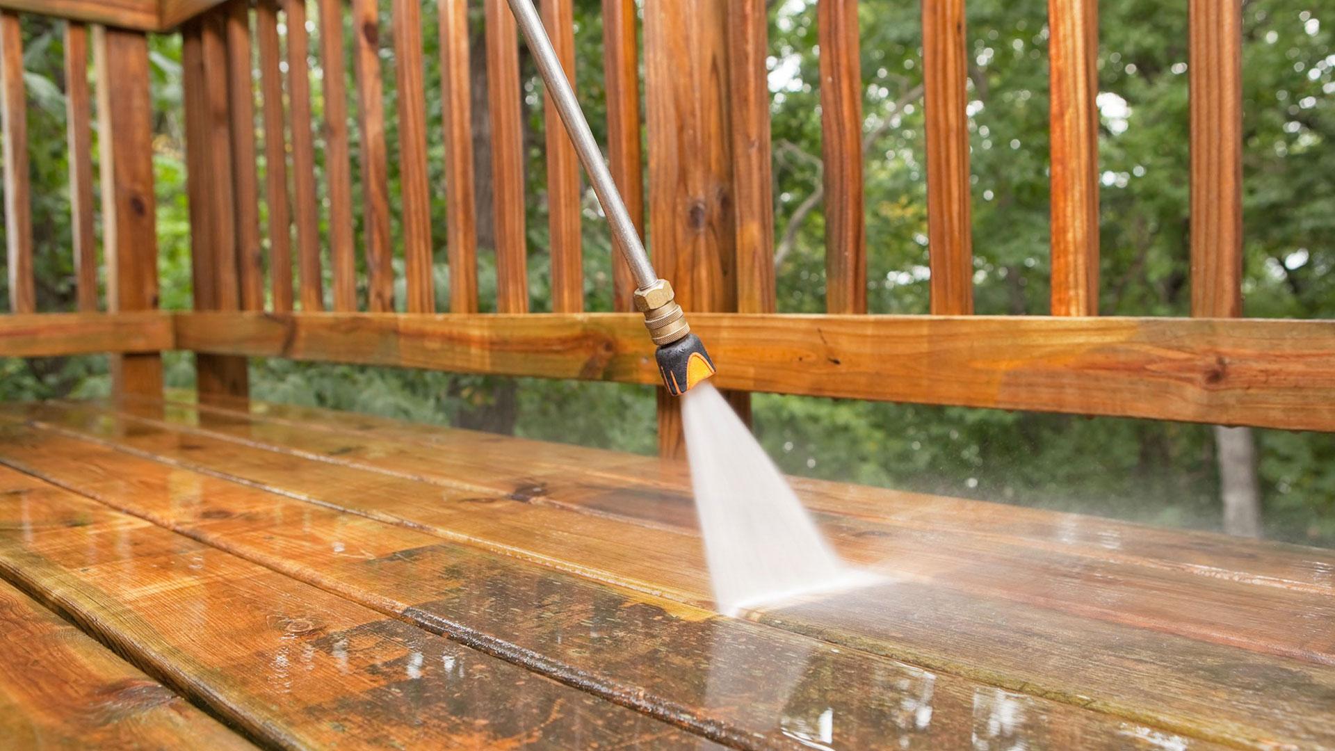 pressure washing